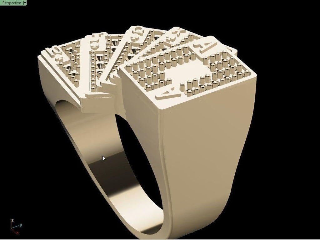 Pokers Game Card Ring Gothic Playing Cards Royal Flush Spades Deck Of Card Men's Biker Rider Gambler Ring 925 Sterling Silver Handcrafted Mens King Of Diamonds Casino Lovers Lucky Jewelry