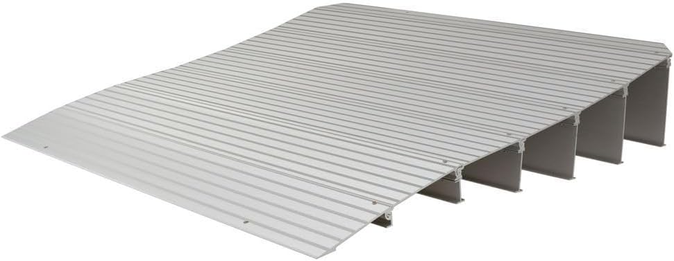 Silver Spring 6-1/4' High Aluminum Mobility Threshold Ramp for Wheelchairs, Scooters, and Power Chairs