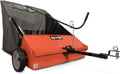 Agri-Fab 45-0492 44' Tow-Behind Lawn Sweeper, 28 cu. ft Hopper Bag Capacity; Leaf & Grass Catcher, with Adjustable Brush Height and Dump From Seat Handle