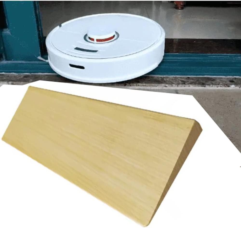 Wooden Threshold Ramp 1/1.5/2/2.5/3/3.5cm Rise Wheelchair Ramps Portable Mobile Step Wood Ramp for Doorways Indoor Sweeping Robot Transition Ramp (Size : 15x60x3cm)