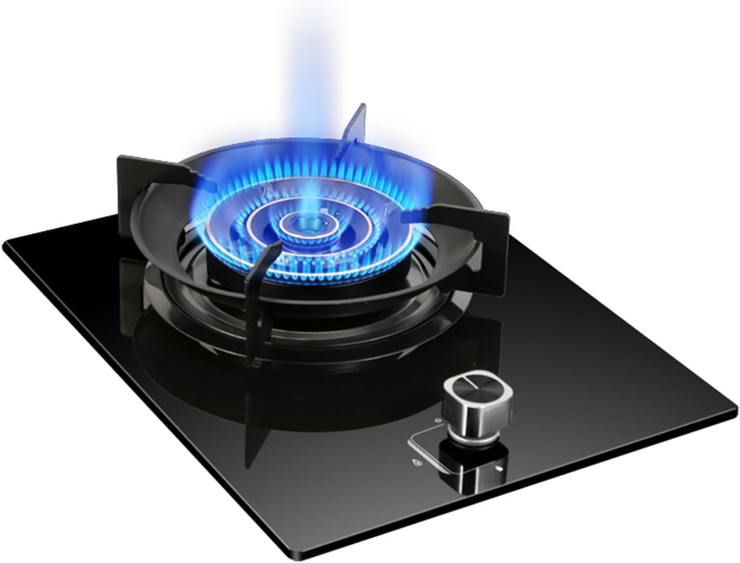 Gas Cooker,5.2kW Tabletop LPG Gas Stove,Single-Burner Built-in NG Cooker,for Family Restaurants Food Stalls(NG)