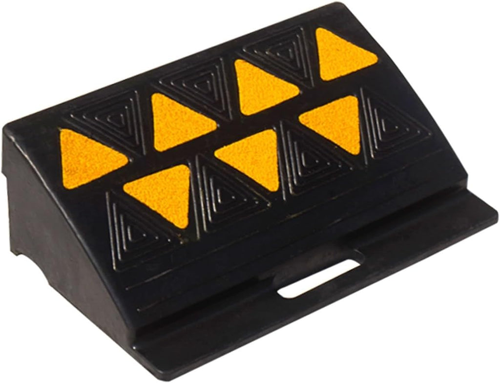 Portable Rubber Curb Ramp, 13cm(5inch) Rise Height Sidewalk Kerb Ramp, Threshold Ramp with Stable Grid Structure for Cars, Wheelchairs, Bikes, Motorcycles