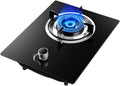 Portable Gas Stove,Single Burner Propane Stove,Max 17742.4BTU with Pulse Electronic Ignition Tempered Glass Suitable for Apartments Kitchens (Color : NG, Size : 15354BTU)