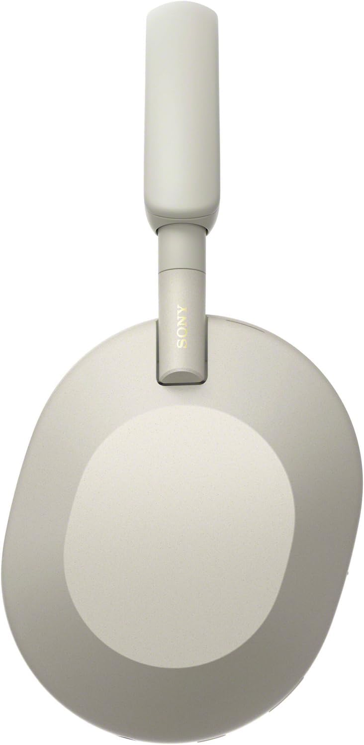 Sony WH-1000XM5 Noise Canceling Wireless Headphones - 30hr Battery Life - Over-Ear Style - Optimized for Alexa and Google Assistant - Built-in mic for Calls - Silver (Renewed)