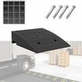 Plastic Curb Ramps 4' 5' 6' Rise, Portable Threshold Ramp for Driveway Curb, Rubber Wheelchair Ramp with Non-Slip Surface, Garage Entry Ramp for Cars/Scooters/Trolley, Easy to Fix(50x60x16cm)