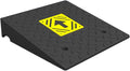 Heavy Duty 6614lb/3000kg Curb Ramp, Non-Slip Surface, Threshold Ramp with Yellow Arrow, Suitable for Car, Motorcycle, Bike, Wheelchair(50 * 50 * 12cm/20 * 20 * 4.7in)