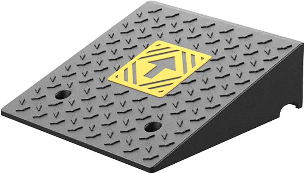 Car Ramps High Strength Rubber Material, Door Threshold Ramp Anti-Slip Surface and Hollow Grid at The Bottom, Water Channel Design for Cars, Wheelchairs(50x50x10cm/20x20x4in)