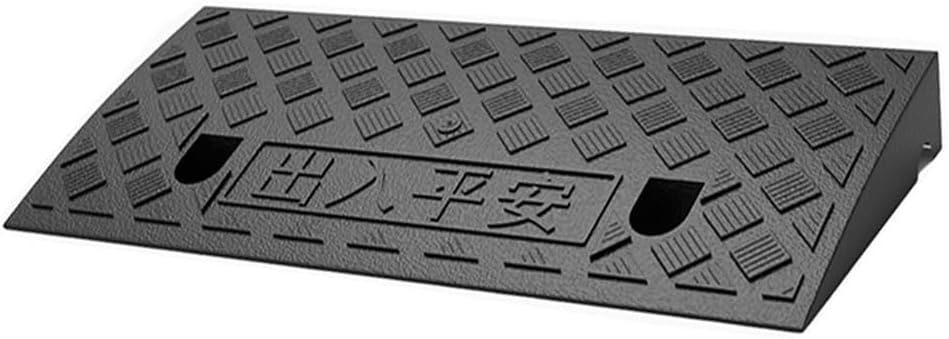 Rubber Curb Ramp for Wheelchair, 2/3/4/5/6/7 in Rise Threshold Ramp, Non-Slip Driveway Kerb Ramp, Lightweight Entry Ramp for Low Cars Scooter Motorycle(Black,40 * 60 * 22cm/16 * 24 * 8.7in)