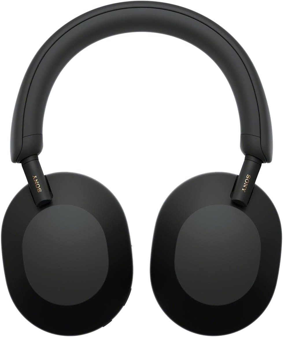 Sony WH-1000XM5 The Best Wireless Noise Canceling Headphones with Auto Noise Canceling Optimizer, Crystal Clear Hands-Free Calling, and Alexa Voice Control, with Stand, P-Bank & Wall Plug (Black)