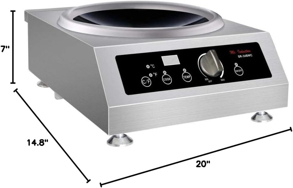 SPT SR-34BWC 3400W Commercial Counter-top Induction range