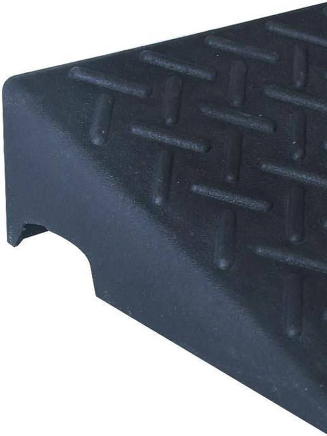 Rubber Driveway Curb Ramp, Heavy Duty Shed & Threshold Ramp, Slope Ramp for Vehicles Cars Bike Scooter Wheelchairs Pet Mobility (Size : Height 14cm (5.5inch))