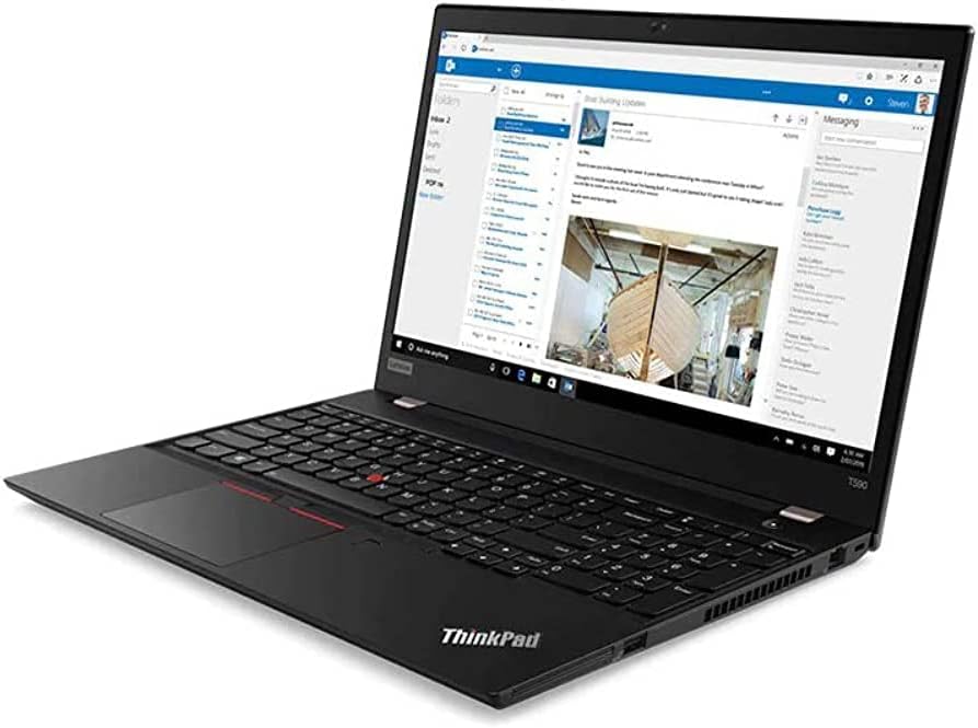 Lenovo Thinkpad T590 Laptop, Core i7-8665U (1.9GHz, 4 Core), 16 GB RAM, 512 GB SSD, 15', windows 11 Professional, (Renewed)