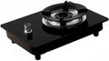 1 Burner Gas Stove,4.2KW Tempered Glass All-Copper Burner,NG/LPG Convertible Stove,Adjustable Fire Power with Flameout Protection,for Home Kitchen(NG)