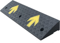 Portable Driveway Ramp Curb Ramp for Home/Garden Sheds/Garage/Front Door, Heavy Duty Rubber Threshold Ramps for Wheelchairs/Car/Scooters/Motorcycle(10cm/3.9in)
