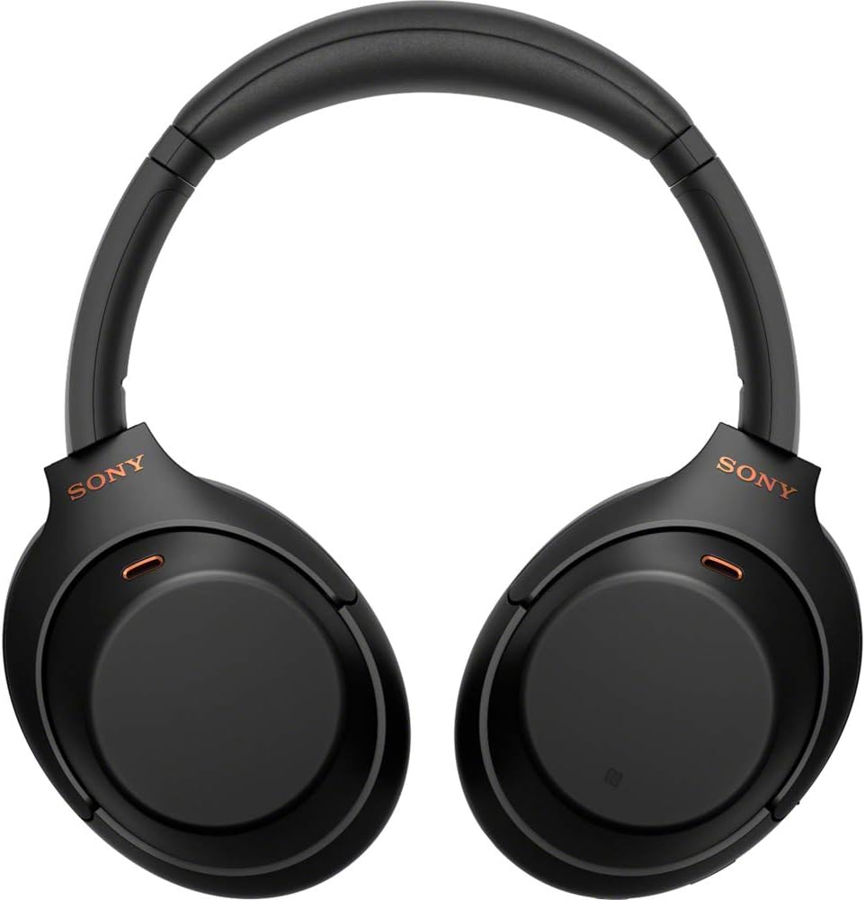 Sony WH-1000XM4 Wireless Premium Noise Canceling Overhead Headphones with Mic for Phone-Call and Alexa Voice Control, Black WH1000XM4 Bundle with Deco Gear Pro Audio Headphone Stand