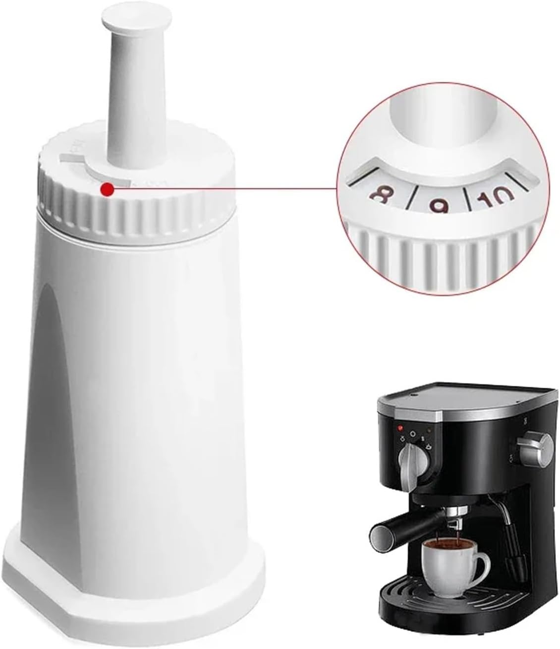 Coffee Machine Water Filter - Compatible with Breville Sage Oracle Touch, Compatible with Barista, Compatible with Claro Swiss BES878 Bes008(10PCS)