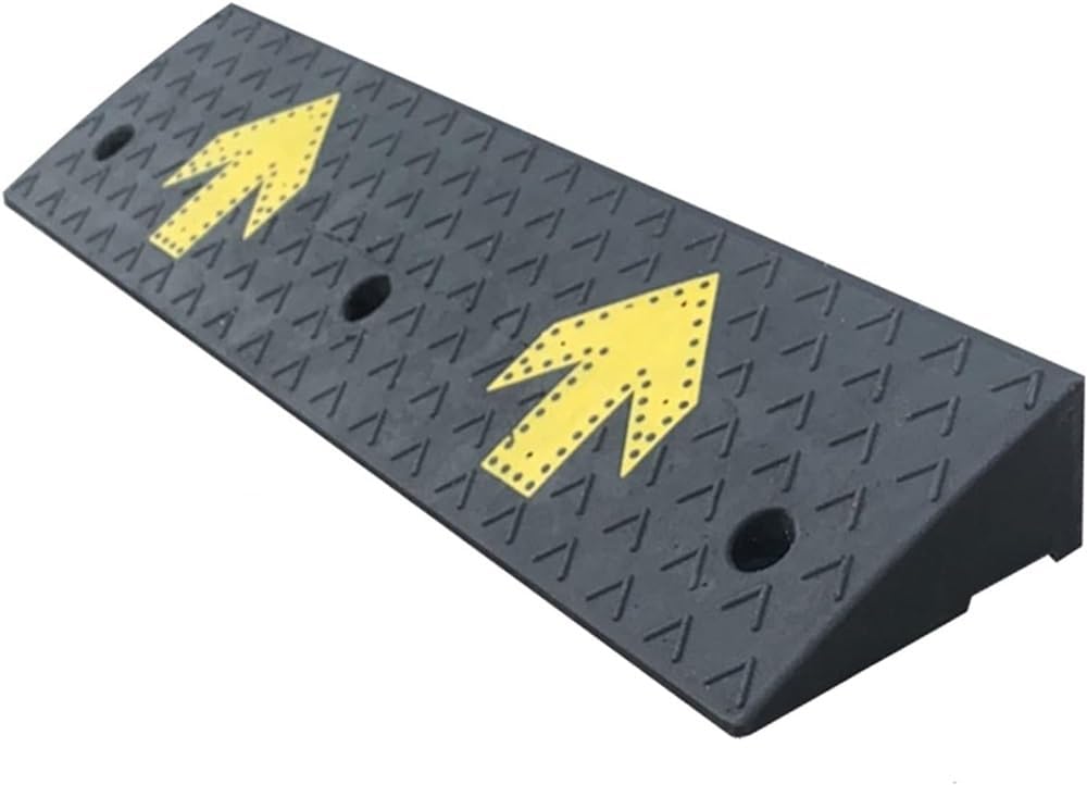 JIUYUEYA Threshold Ramp, Ramps for Wheelchairs,Curb Rubber Entry Ramp for Riding Mowers/Cars/Motorcycle, Outdoor/Garden/Front Door Ramps (Size : 9cm/3.5in)
