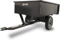 Agri-Fab 45-0101 Steel Utility Lawn & Garden Dump Cart, For Riding Lawn Mowers, 12 cu ft/750# Capacity; 16' Pneumatic Wheels, Easy Foot-Lever Dumping