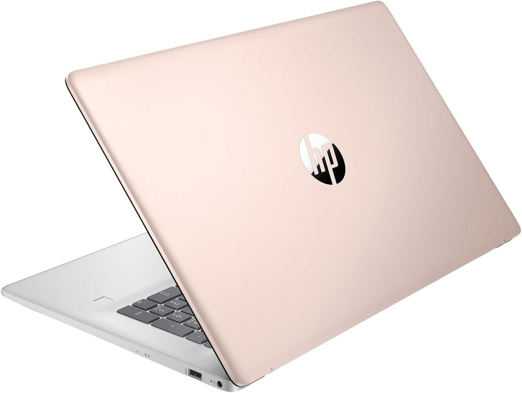 HP 17 Laptop Computer for Business and Students, 17.3' HD+ Display, Intel 10-Core i5-1334U,Windows 11 Pro, Numeric Keypad,Rosegold (32GB RAM | 1TB SSD)