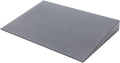 4' Doorway Threshold Ramp for Wheelchair, 800 lb Cap, High-Density Composite, Silver Spring
