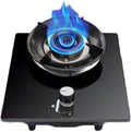 Indoor Gas Stove,Single Burner Table Top Cooker,5.0KW 9-Cavity Fire Ring Gas Cooktop,NG/LPG Compatible for Apartments and Small Kitchens(NG)