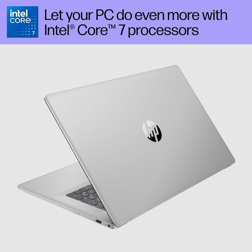 HP 17 Laptop w/Bluetooth Mouse (17.3' HD+ Touchscreen, Intel 10-Core i7 150U (> Ultra 5 125U), 16GB RAM, 1TB SSD) for Business, Home, Students, Narrow Bezel, Webcam, Fast Charge, Wi-Fi 6, Win 11 Home