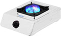 Gas Stove,Heat Load 3.7KW/12624.4BTU,NG/LPG Desktop Nine Chamber Stove Cooktop,1 Burners Gas Stoves Cooktop with Thermocouple Protection,Suitable for Home (Color : NG)
