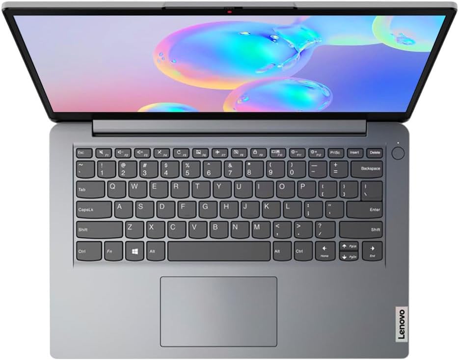 Lenovo Ideapad 1 14' Laptop - Celeron N4020 with 4GB Memory - Intel UHD Graphics - 128GB SSD - Cloud Gray