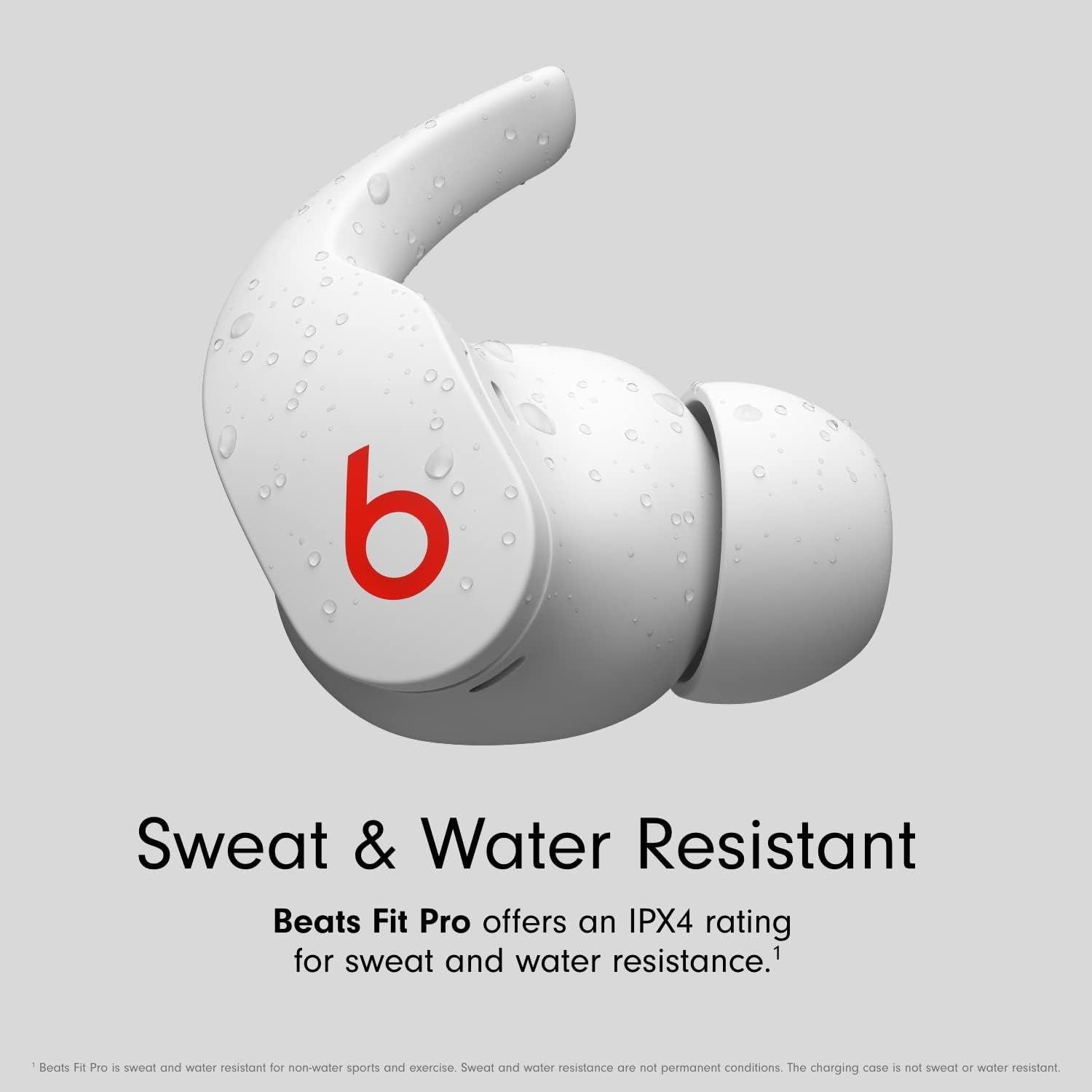 Beats Fit Pro True Wireless Bluetooth Noise Cancelling in-Ear Headphones - White