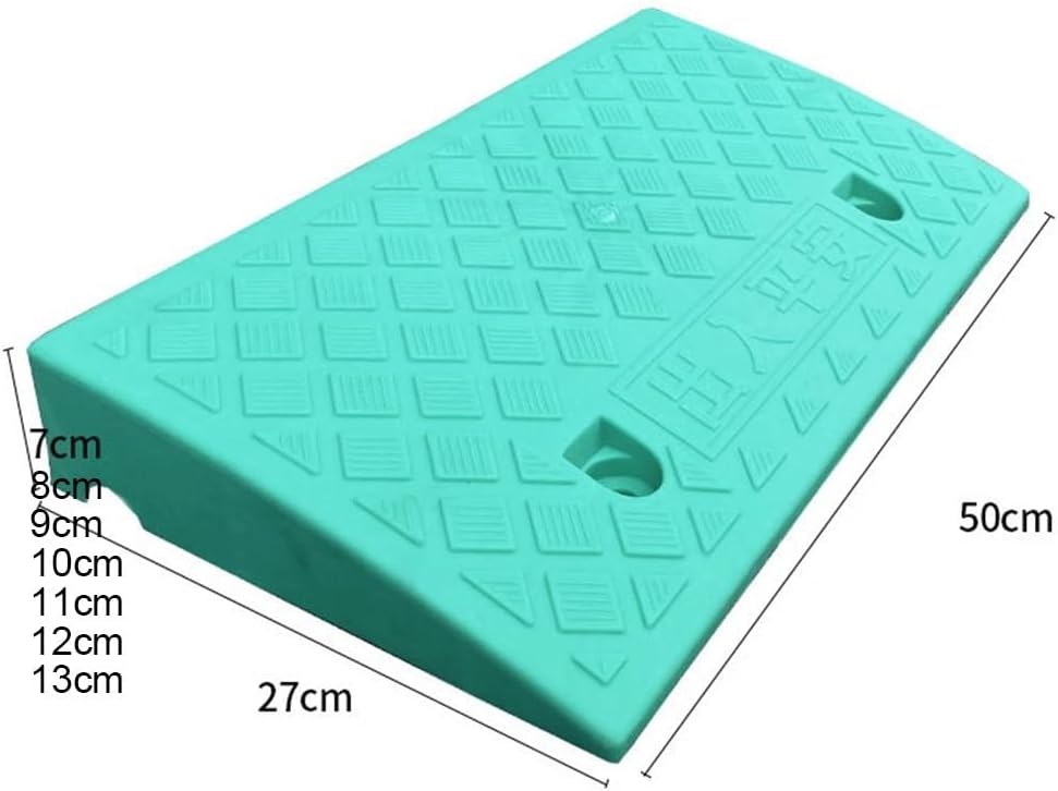 Mobility Scooter/Wheelchair Ramp for Front Door 20' Wide Threshold Ramp for Patio Sliding Door Rubber Bridge Ramp for Driveway/Shed/Doorways 32'x20'x2.5'