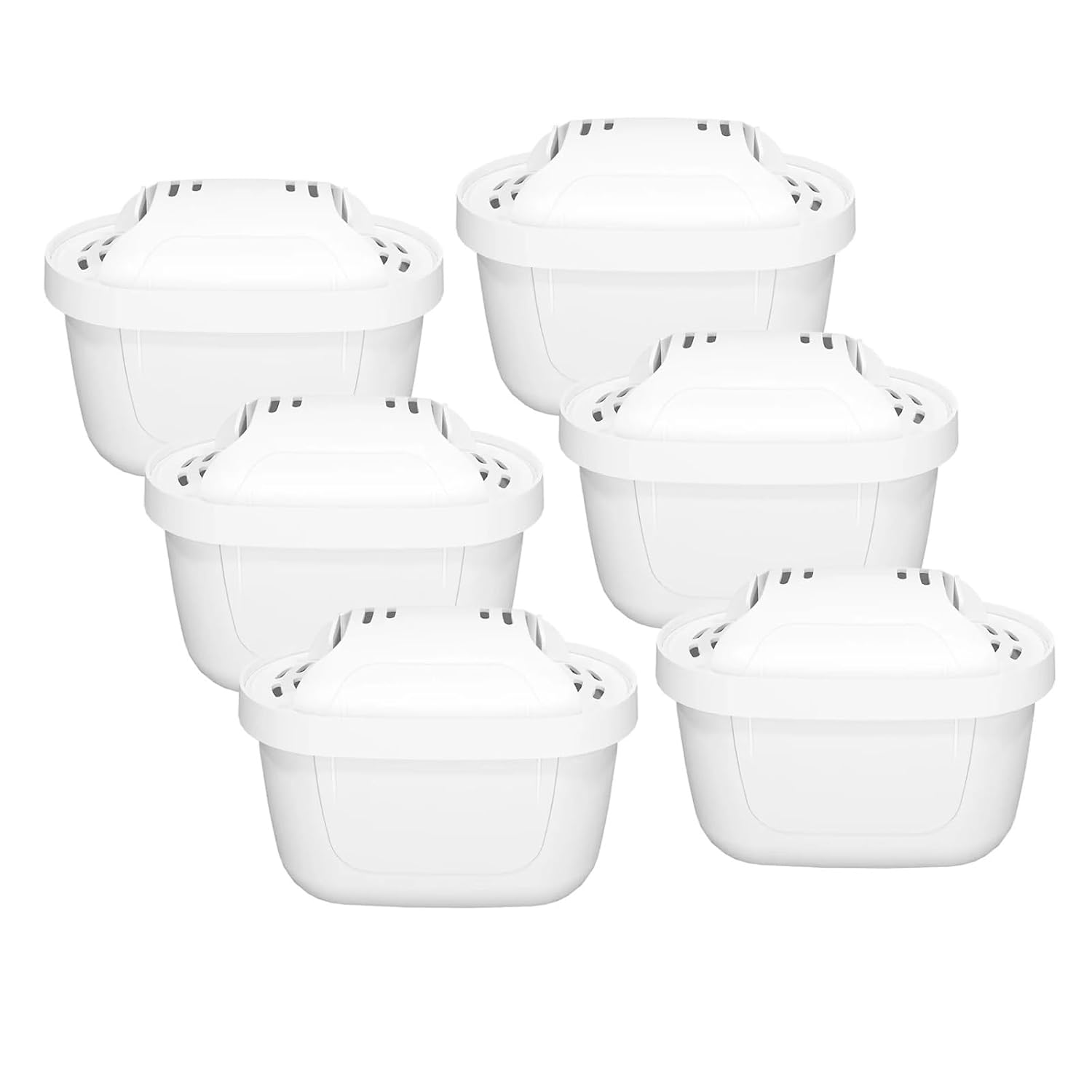 Water Filter Cartridges Replacement，Compatible for Brita Maxtra(6PCS)