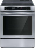 Frigidaire 30 in 5.3 cu.ft. 4-Burner Element Slide-in Front Control Self-Cleaning Induction Range w/Convection in Stainless Steel