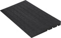 Rubber Threshold Ramp, 3' Ramp for Wheelchair, Scooter, 3 Channels Doorway Ramp, Wheelchair Ramp, Handicap Ramps for Home Entry, Driveway, Curbs, Steps with Slip-Resistant Surface, 2500 Lbs Capacity