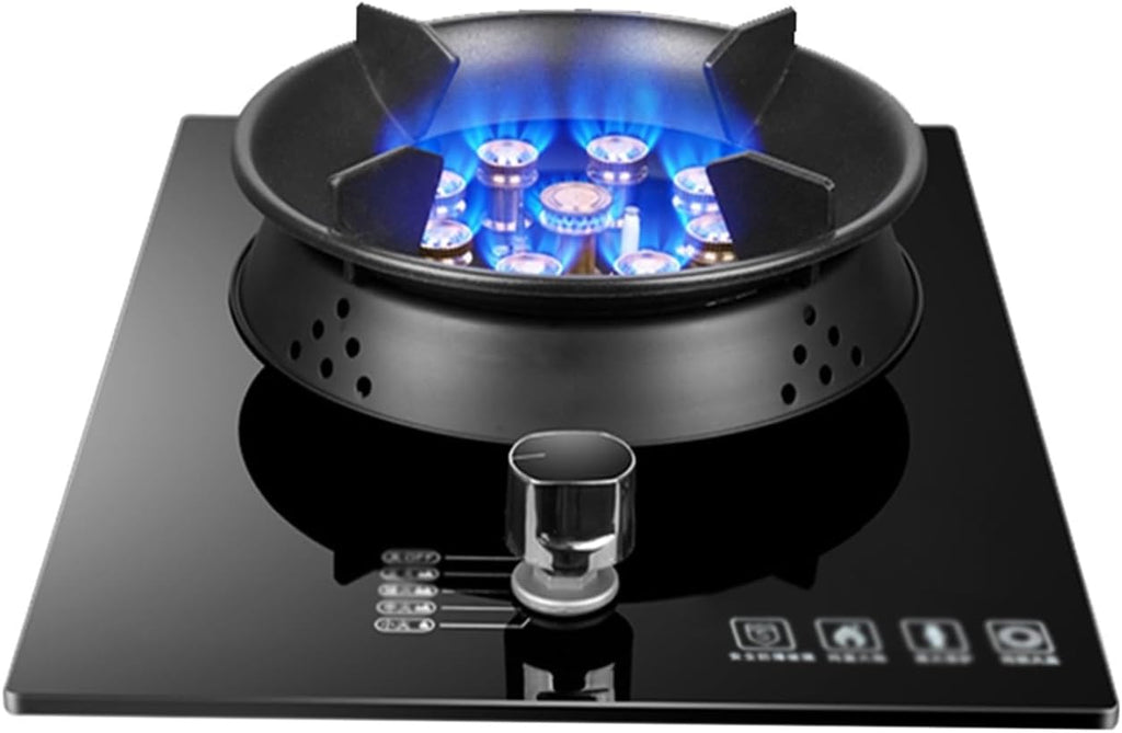 Gas Stove,Single Burner,Kitchen Counter Top Stove 5.2KW Gas,Gas/LP Gas Conversion Stove,with Flameout Protection,for Home Kitchen Motor Home Camp(LPG)