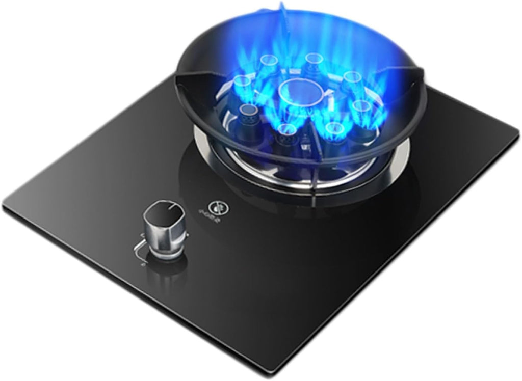 Camping Gas Stove 1 Burner,5.2KW Portable Stainless Steel Cooktop,with Flameout Protection,Lightweight for Outdoor Travel Hiking(LPG)