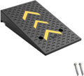 Curb Ramp Heavy Duty Rise Threshold Ramp with Expansion Screws Driveway Ramp for Loading Dock Warehouse Wheelchair(50 * 100 * 24cm/20 * 39 * 9.4in)