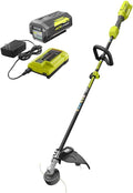 RYOBI 40-Volt Lithium-Ion Cordless Attachment Capable String Trimmer, 4.0 Ah Battery and Charger Inc