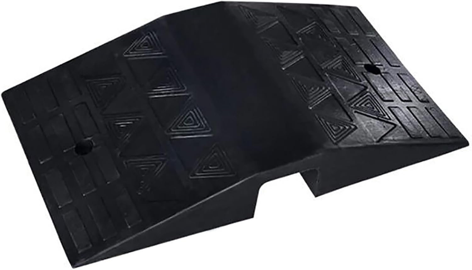 4' Rise Threshold Ramps for Doorways Portable Wheelchair Ramp with Anti-Slip Surface Rubber Threshold Ramp for Home Steps