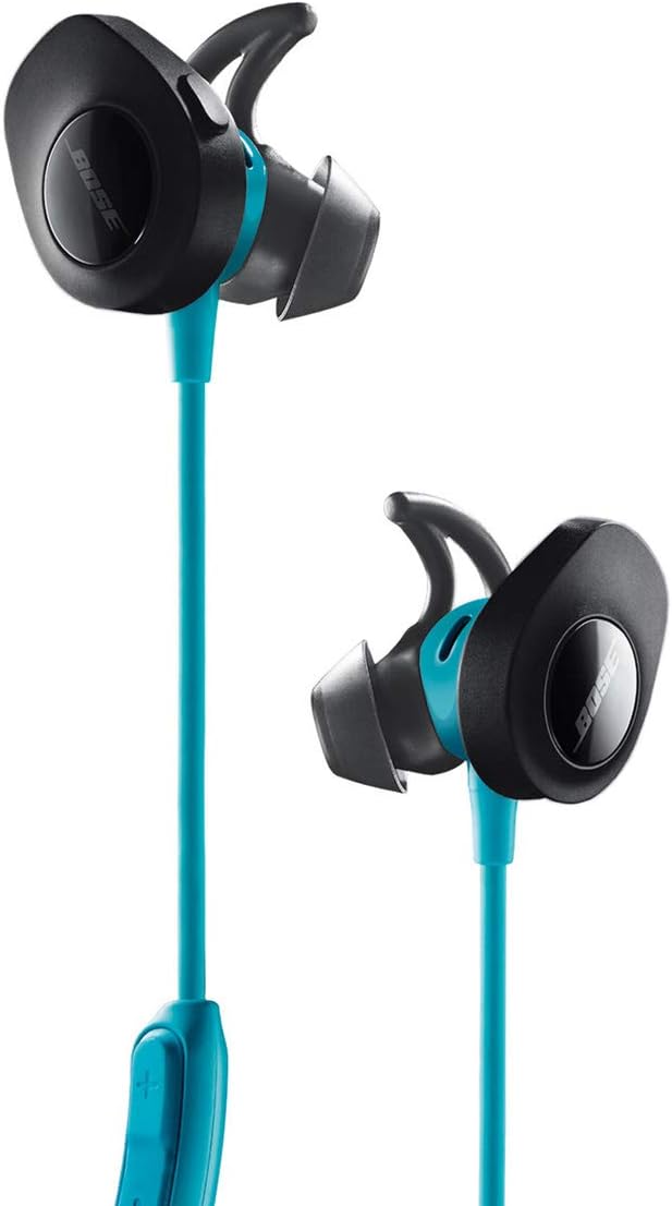 Bose SoundSport Wireless, Sweat Resistant, in-Ear Headphones, Aqua