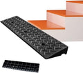Rubber Ramps Rubber Threshold ramp, Portable Kerb, Non-Slip Transition(100 * 30 * 11cm/39 * 12 * 4.3in)