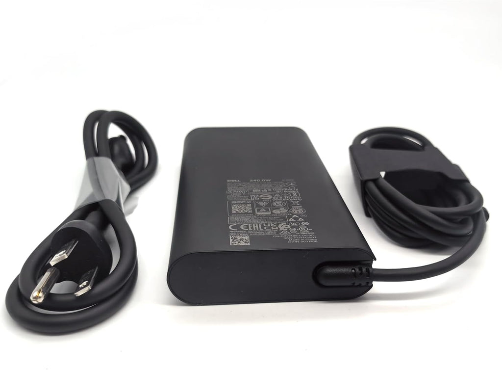 Dell Laptop Charger 240W Watt Barrel 7.4mm tip GAN AC Power Adapter,Precision 7670 7680 7770 7780 Charger, Black, LA240PM200