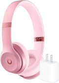 Beats Solo 4 Wireless Headphones with 20W Power Adapter - Metallic Pink
