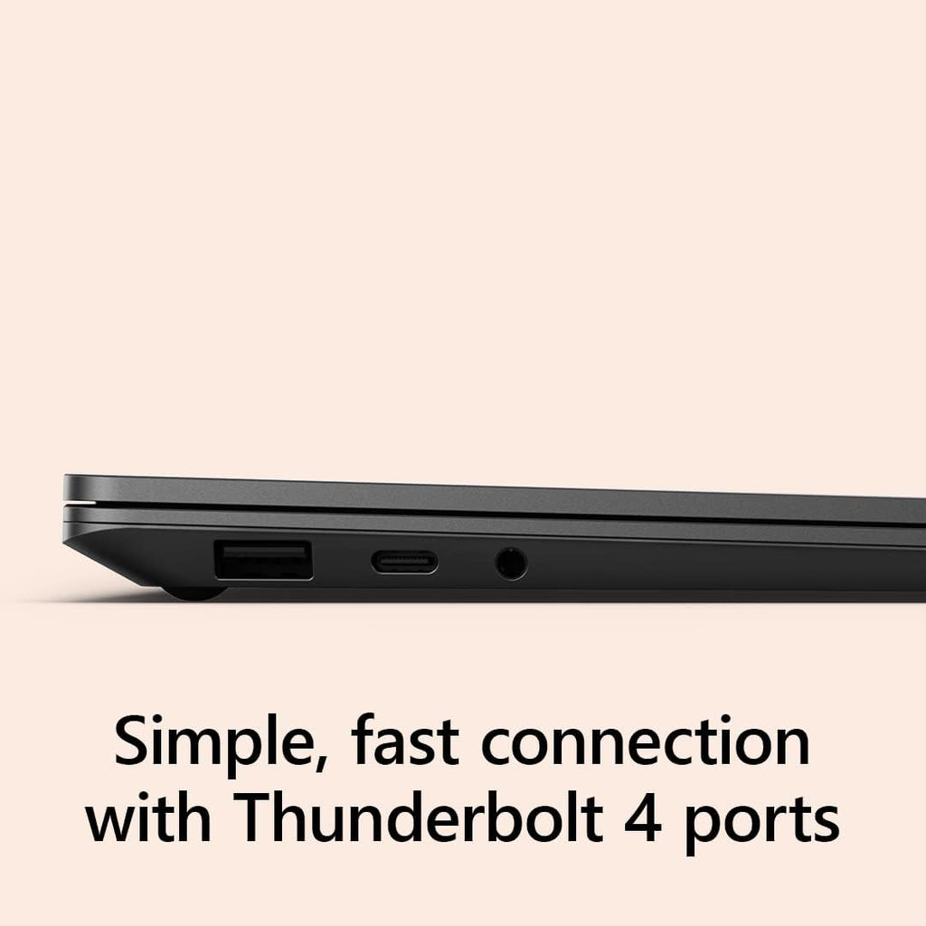 Microsoft Surface Laptop 5 (2022), 13.5' Touch Screen, Thin & Lightweight, Long Battery Life, Fast Intel i7 Processor for Multi-Tasking, 16GB RAM, 512GB Storage with Windows 11, Black