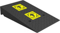 Heavy Duty 6614lb/3000kg Curb Ramp, Non-Slip Surface, Threshold Ramp with Yellow Arrow, Suitable for Car, Motorcycle, Bike, Wheelchair(80 * 50 * 13cm/31 * 20 * 5in)