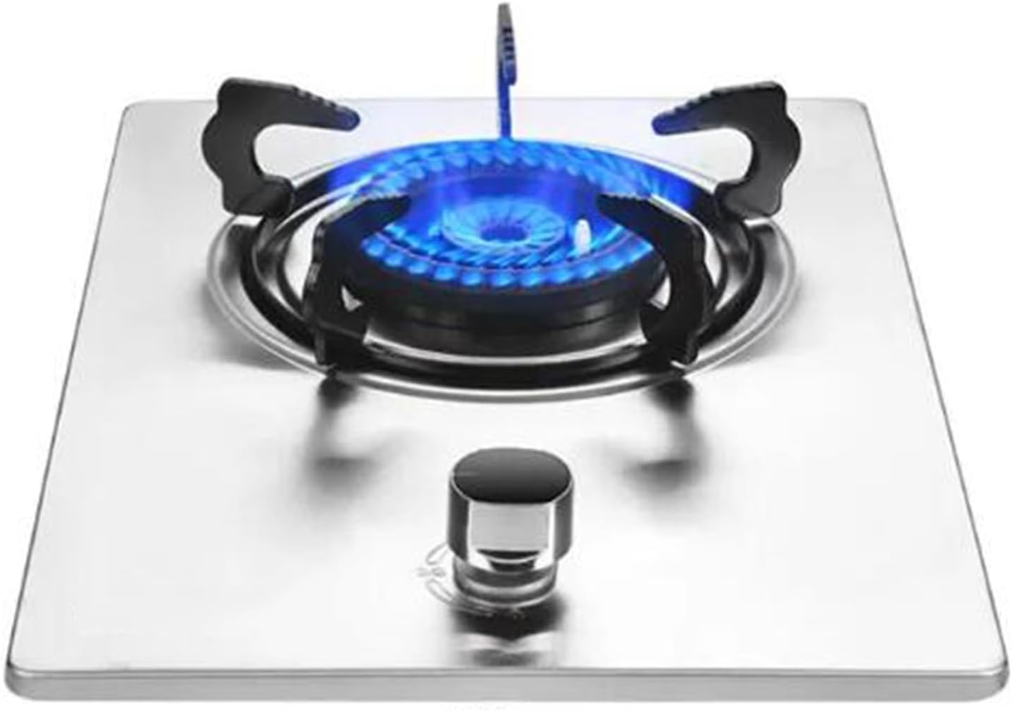 Gas Cooker 1 Burner,Stainless Steel Gas Cooker,Gas/LP Gas Conversion Stove,with Flameout Protection,for Home Kitchen(LPG)