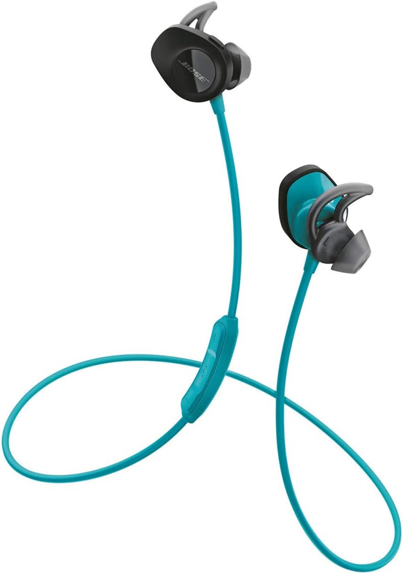 Bose SoundSport Wireless, Sweat Resistant, in-Ear Headphones, Aqua