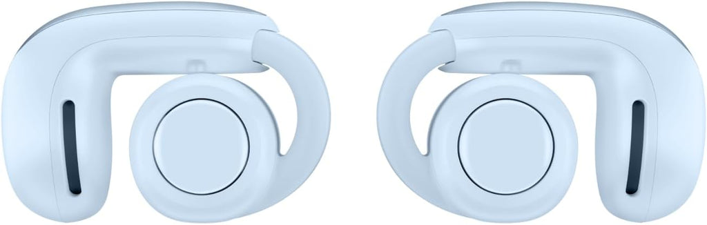 Bose Ultra Open Earbuds, Immersive Audio Open Ear, Clip-On for Running With OpenAudio Awareness, Up to 48 Hours Battery Life, Moonstone Blue (Renewed)