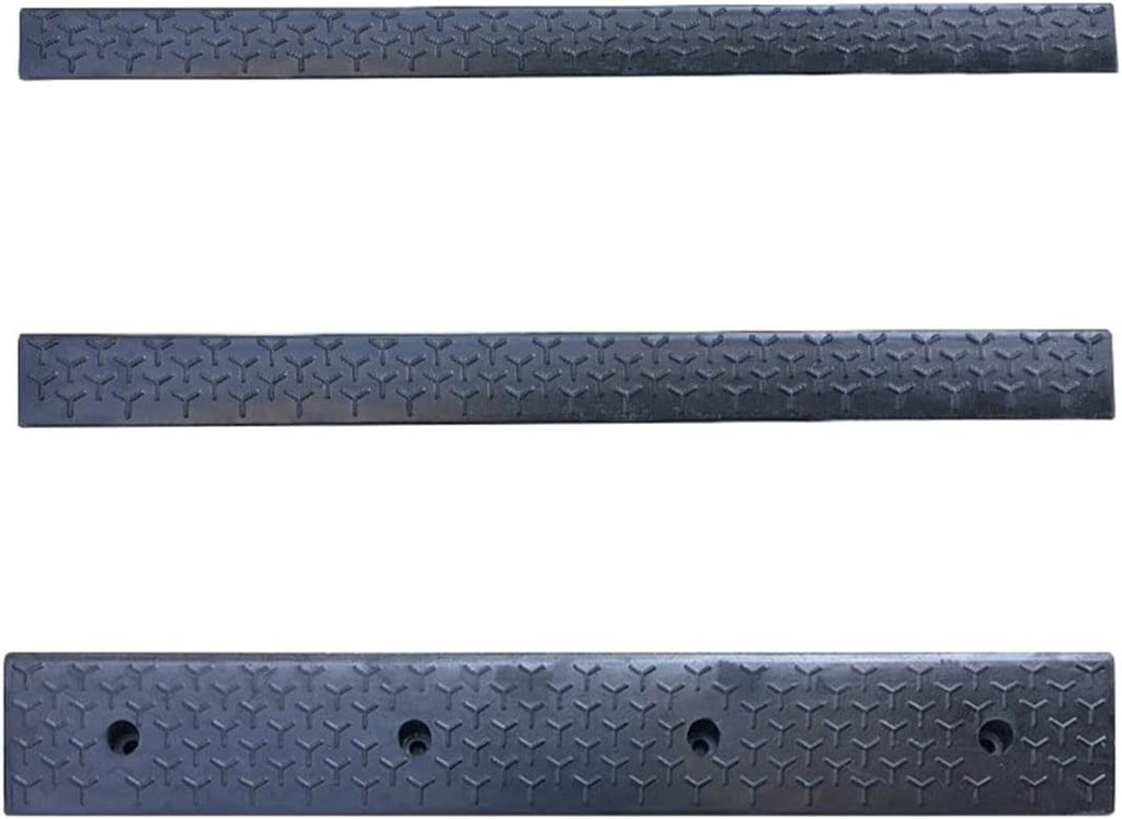 Nonslip Kerb Ramp Heavy Duty Curb Ramp Driveway, Portable Threshold Ramps, 110Cm Height, Threshold Ramps for Driveways for Cars, Bike Motorcycle Mobility(100 * 6 * 2Cm)