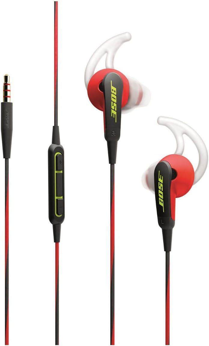 Bose SoundSport In-Ear Headphones w/Mic (Apple) (Red)