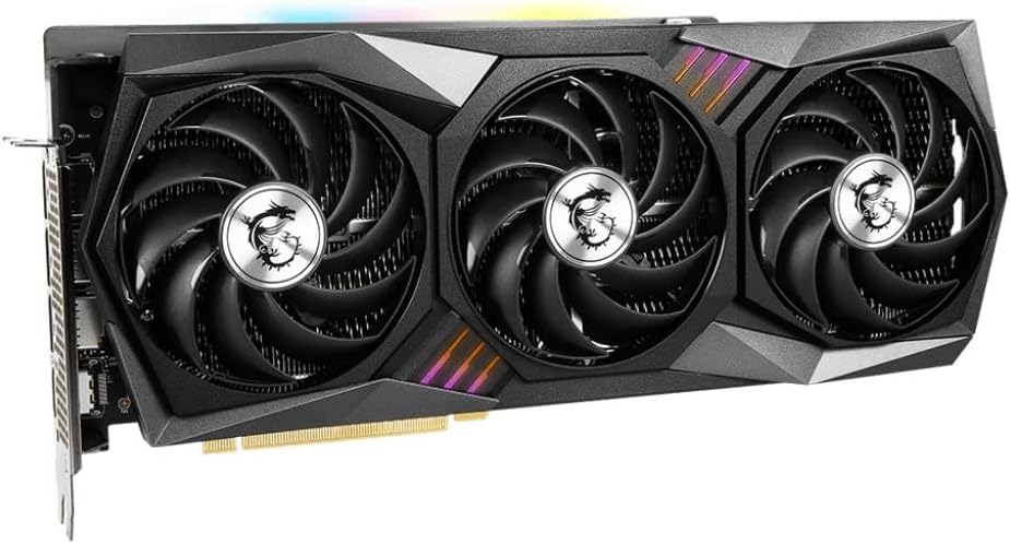 msi Gaming GeForce RTX 3080 LHR 12GB GDRR6X 384-Bit HDMI/DP Nvlink Torx Fan 4 RGB Ampere Architecture OC Graphics Card (RTX 3080 Gaming Z Trio 12G LHR)